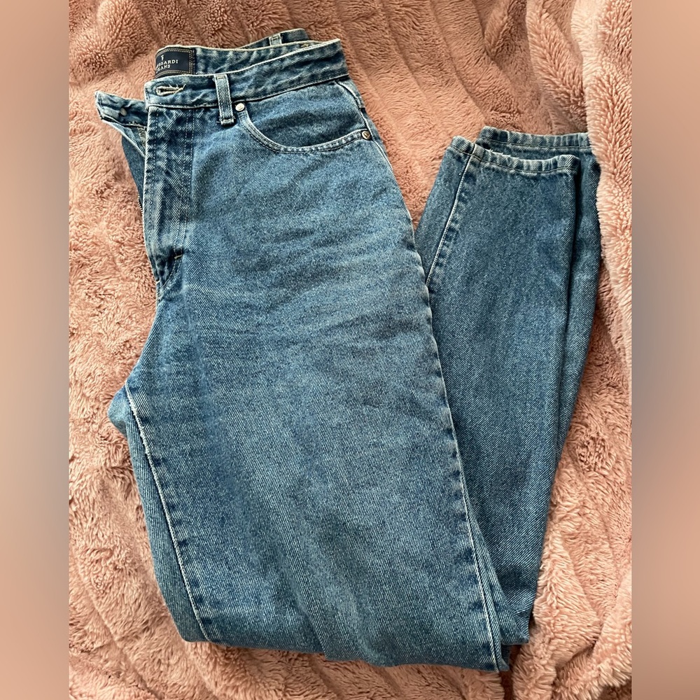 Trussardi Denim Jeans High Waist “Mom” Jeans size 4 (34 in Italy)